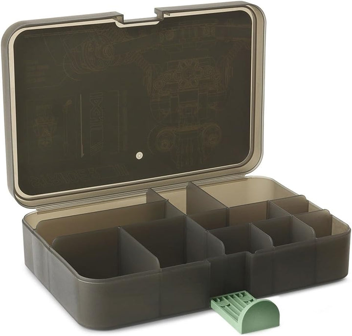 LEGO Ninjago Movie Sortierbox, Aufbewahrungsbox/-kasten mit Fächern, durchsichtig Schwarz