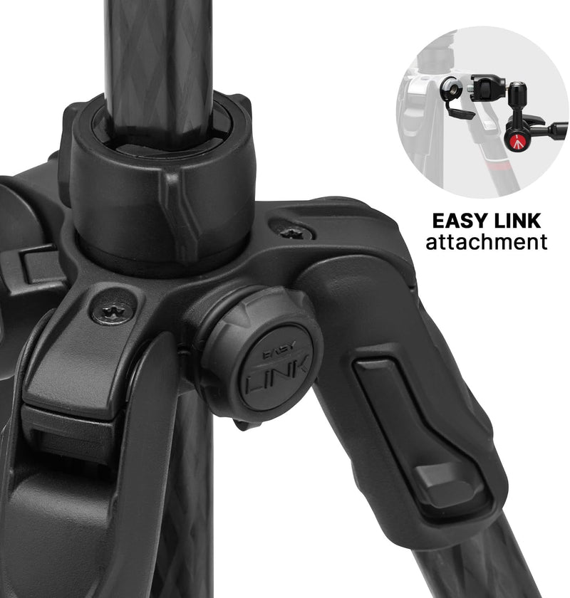 Manfrotto Befree Advanced AS, Camera Tripod, Twist Lock, Compatible with Arca-Swiss, Portable, Compa