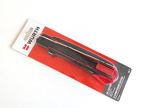 Würth Messer für 25 mm Klinge aus Legierter Stahl, 195 millimeters [UTILITY_KNIFE]
