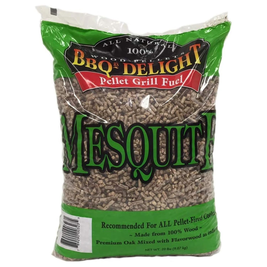 BBQr´s Delight Pellet Fuel, Mesquite, ca. 9 kg Mesquite 20 lbs. Bag, Mesquite 20 lbs. Bag