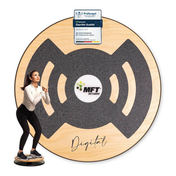 MFT Challenge Disc Digital Balance Board mit digitalem Balancesensor mit kostenloser App für Bewegun