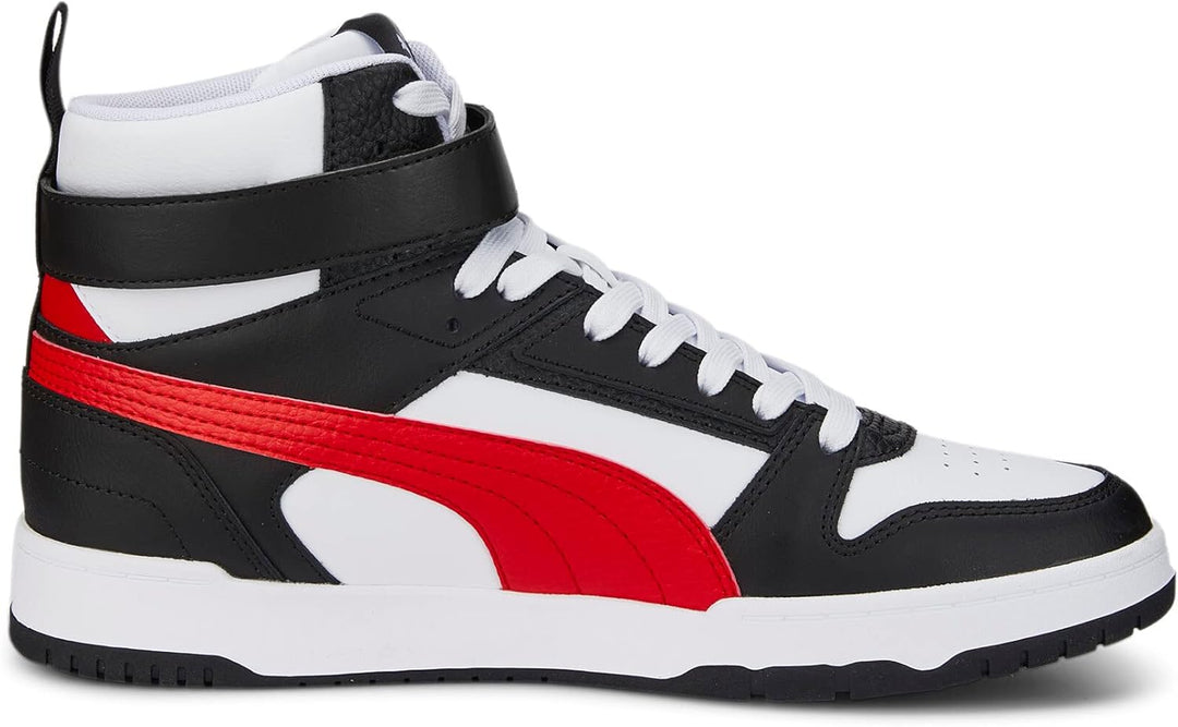 Puma Unisex Rbd GameSneaker 36 EU Puma White High Risk Red Puma Black Puma Team Gold, 36 EU Puma Whi