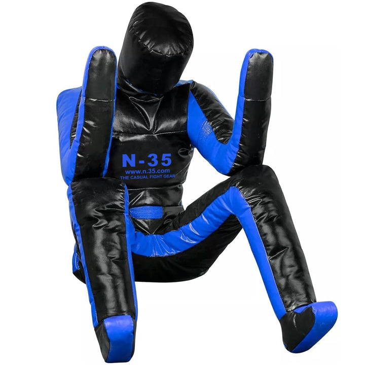 Self-Defense Training Alien Vinyl Dummy 180cm Blue MMA BJJ Wrestling Grappling ungefüllt