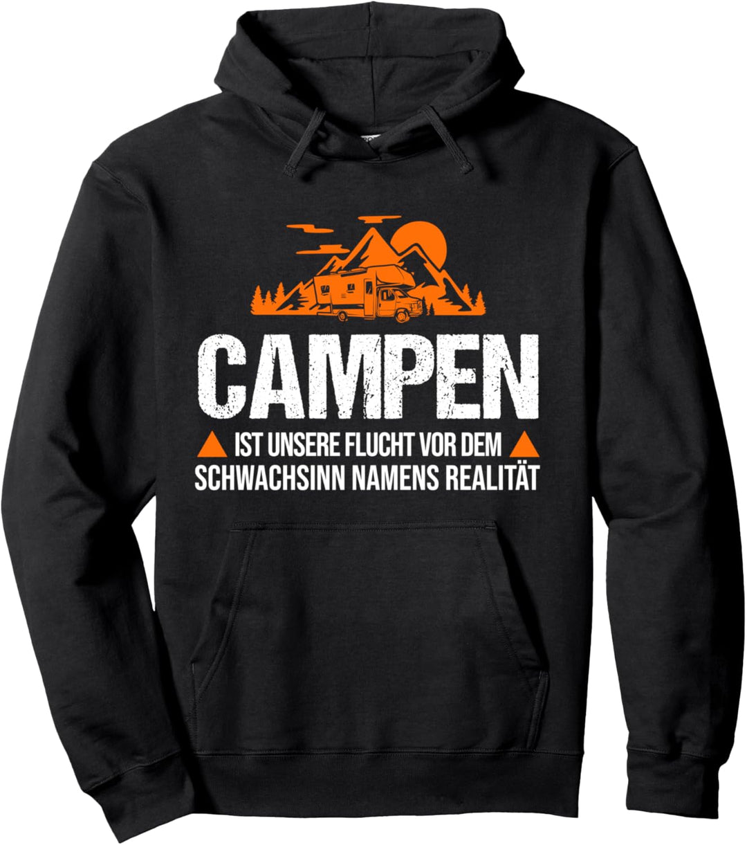 Camping Campen Wohnwagen Pullover Hoodie