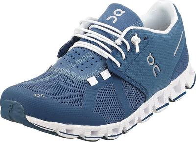 ON Damen Cloud Sneaker 37 EU Denim White, 37 EU Denim White