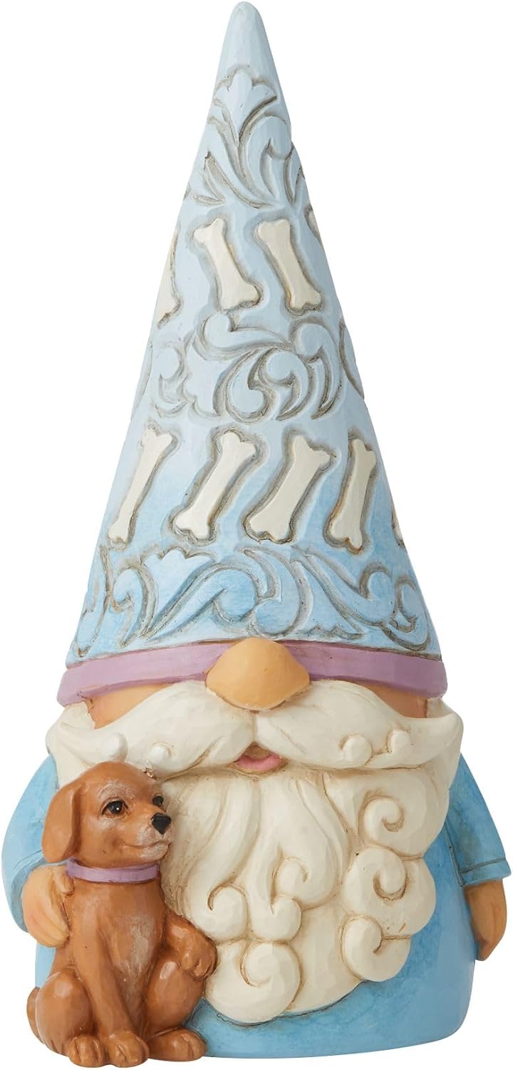 Jim Shore - Figur 'Gnome with Dog Figurine - Zwerg mit Hund -14,5 cm' 2022