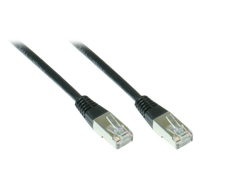 Good Connections Cat.5e Ethernet LAN Patchkabel mit Rastnasenschutz RNS, SF/UTP, 100MHz, Gigabit-fäh