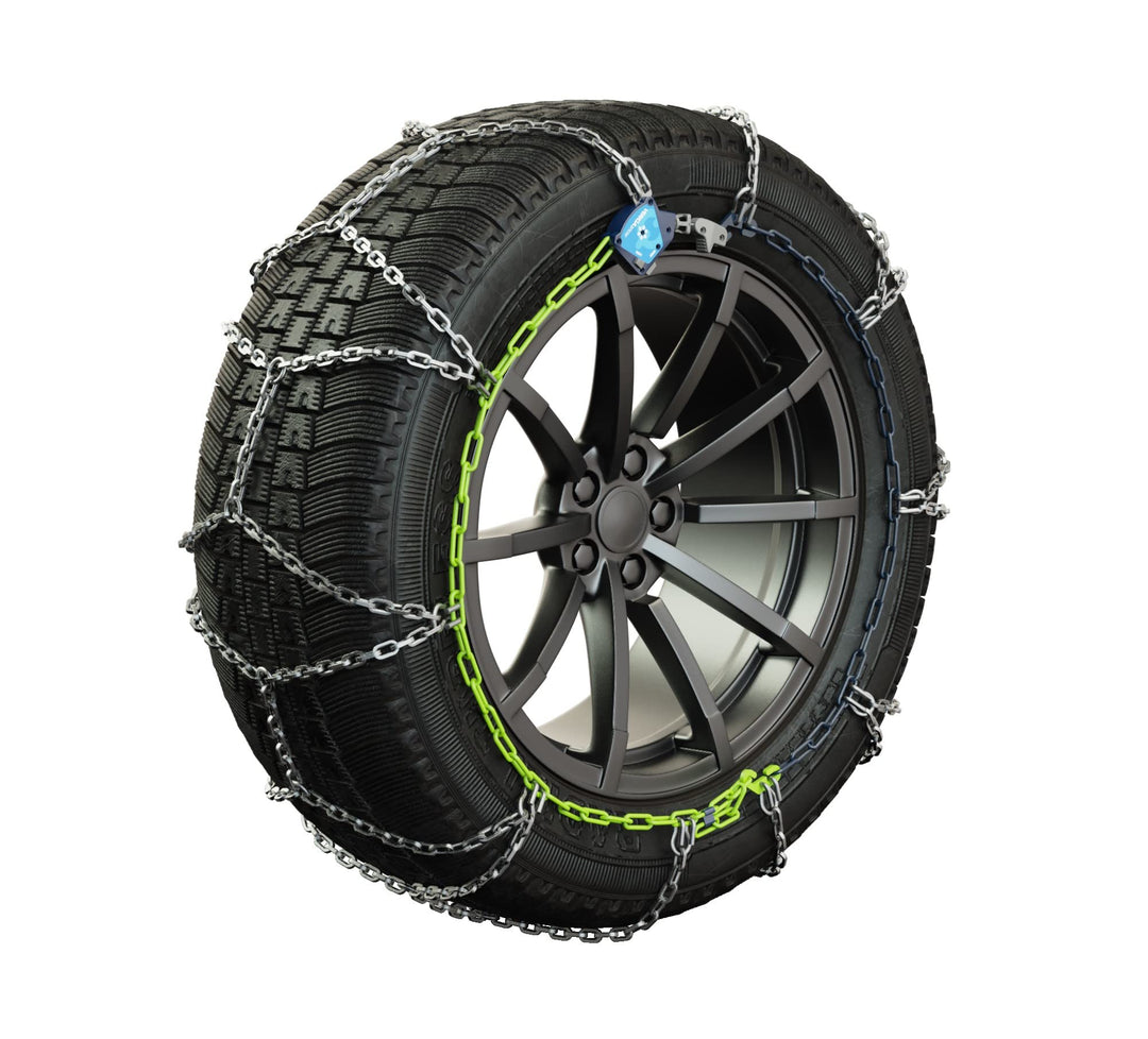 Veriga SG9-070 STOP&amp;GO CAR 9mm Schneeketten Satz (1 Paar= 2 Stück) automatische Spannung für PKW 430