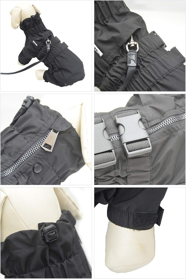 lovelonglong Winter Wasserdicht Hundemantel, Reflektierend Hundejacke Rollkragen Warm Hundejacke Sic