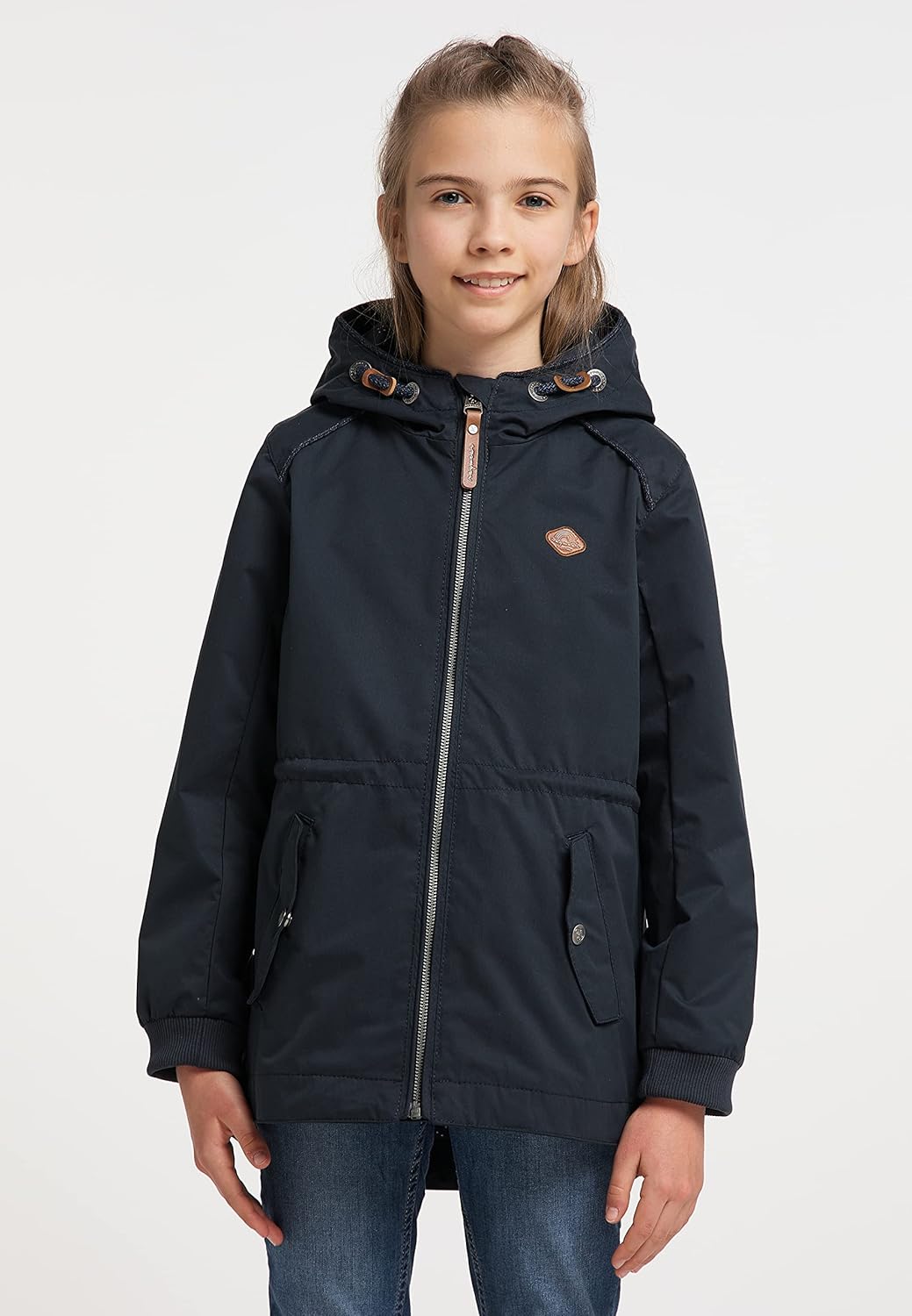 Ragwear Layra Mädchen Jacke Sommerjacke Kinder Übergangsjacke Wasserabweisend Parka Mantel 128 Navy