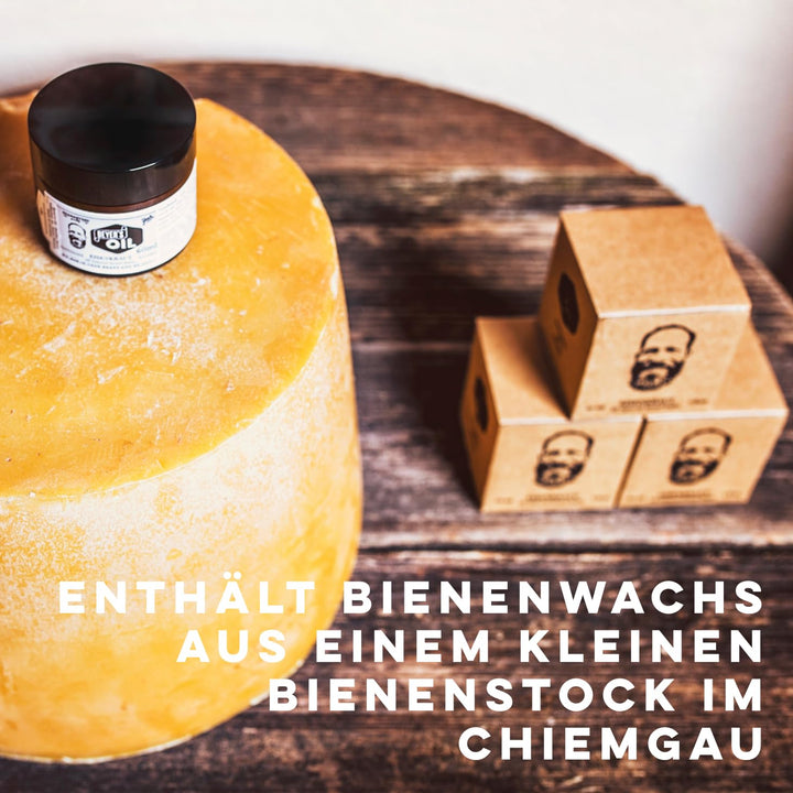 Beyer's Oil Beard Balm Eisenkraut 60ml - Bartpflege Balsam - Handgemacht in Bayern - 100% natürlich
