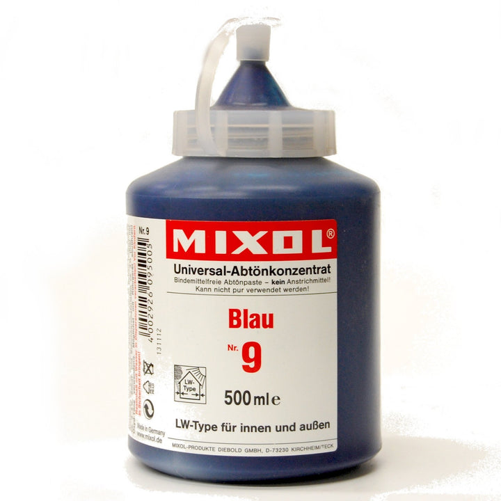 500ml MIXOL # 9 Blau 500 ml (1er Pack) Blau, 500 ml (1er Pack) Blau