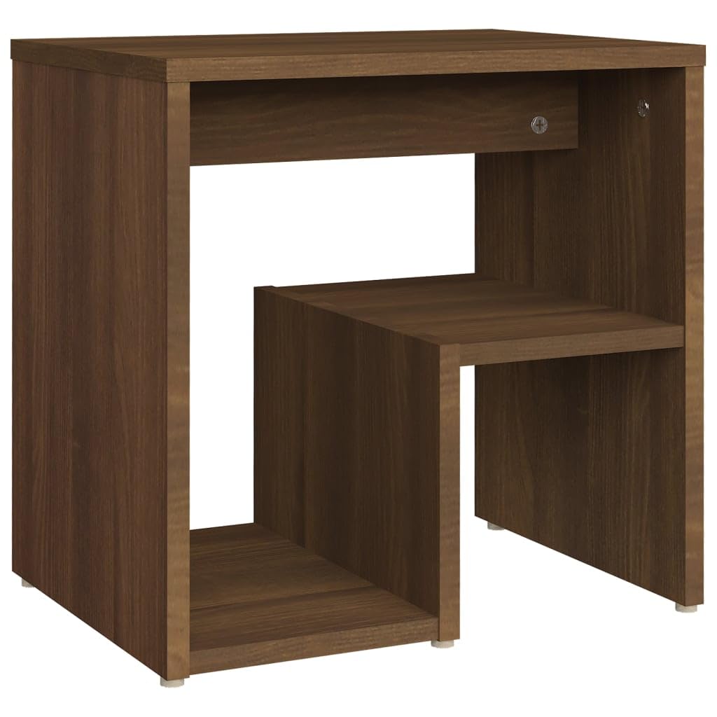 vidaXL Nachttisch mit Stauraum Nachtschrank Nachtkonsole Nachtkommode Schlafzimmer Schrank Kommode B