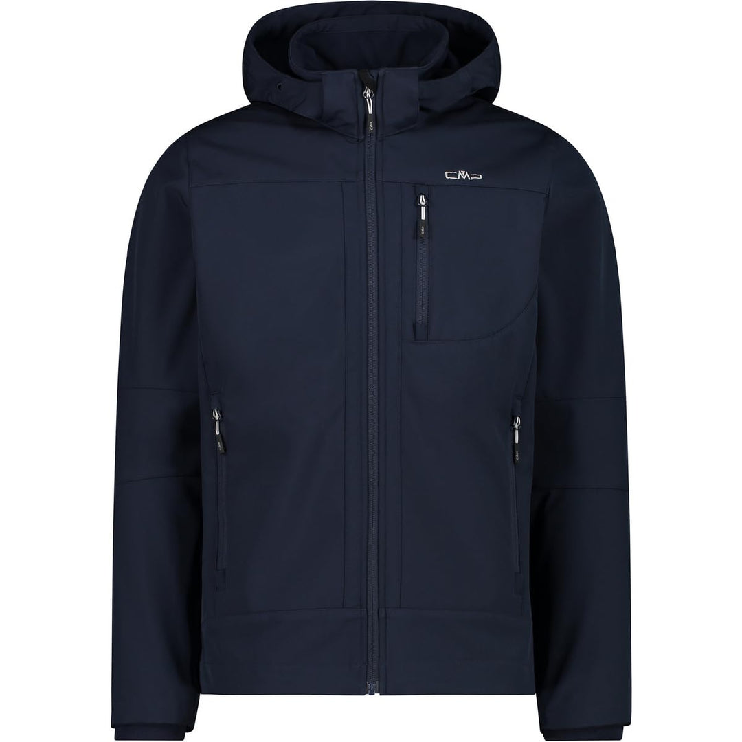 CMP Herren Herrenjacke mit Reissverschluss und Kapuze Softshelljacke 54 B.Blue-Ice, 54 B.Blue-Ice