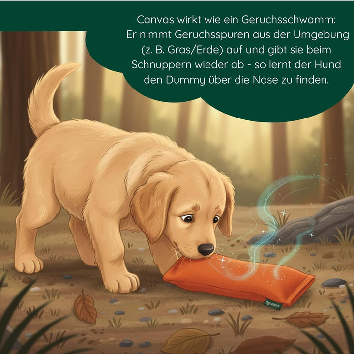 Romneys Welpen-Dummy, ca. 250g (Orange + Blau), Orange + Blau