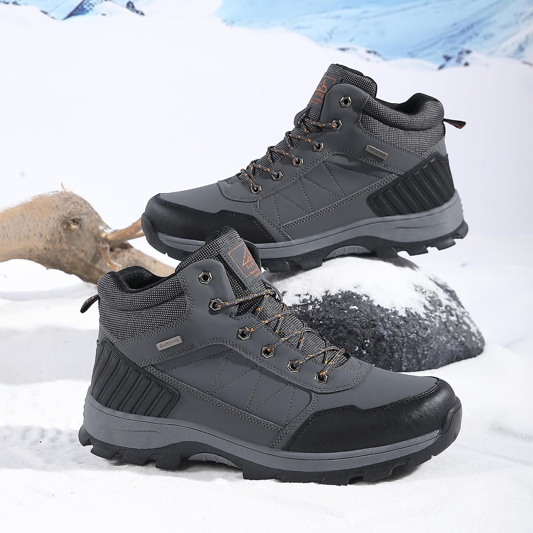 ARRIGO BELLO Winterschuhe Herren Winterstiefel Wanderstiefel Trekking Stiefel Gefüttert Warm Rutschf