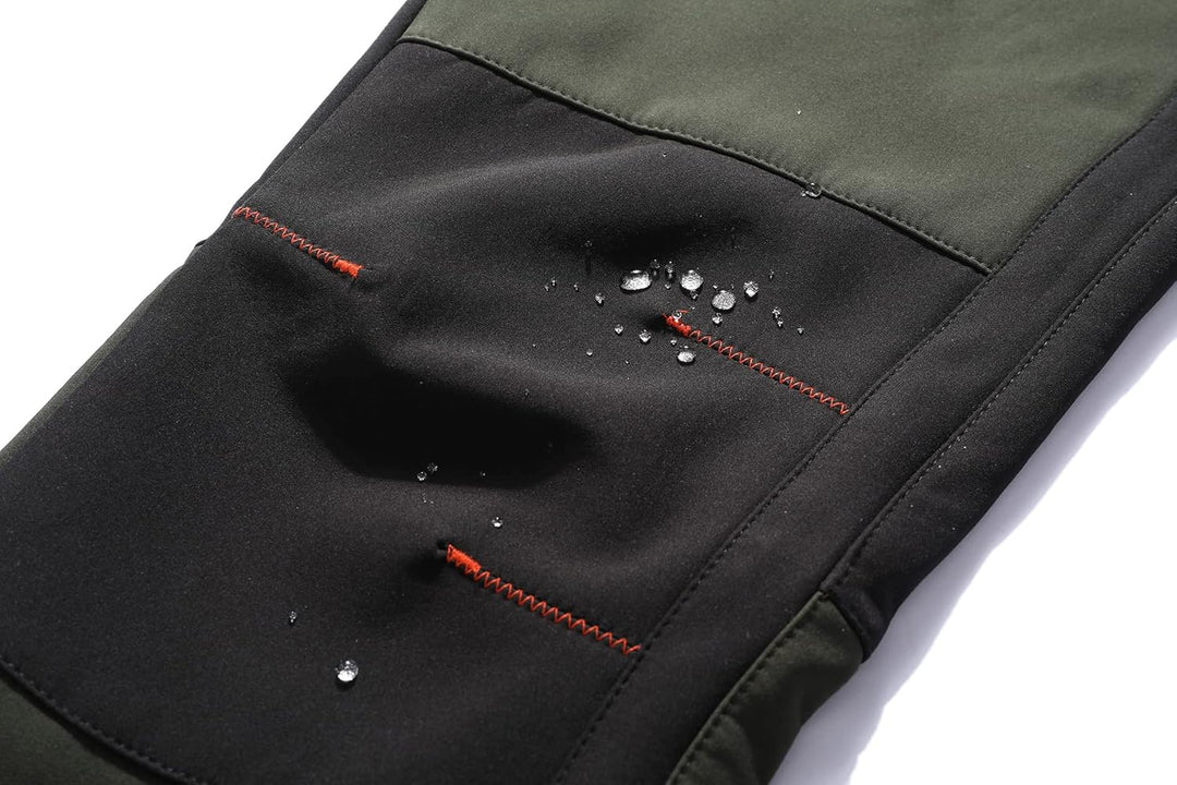 BenBoy Herren Wanderhose Wasserdicht Softshellhose Outdoorhose Winddicht Warm Gefüttert Skihose Snow