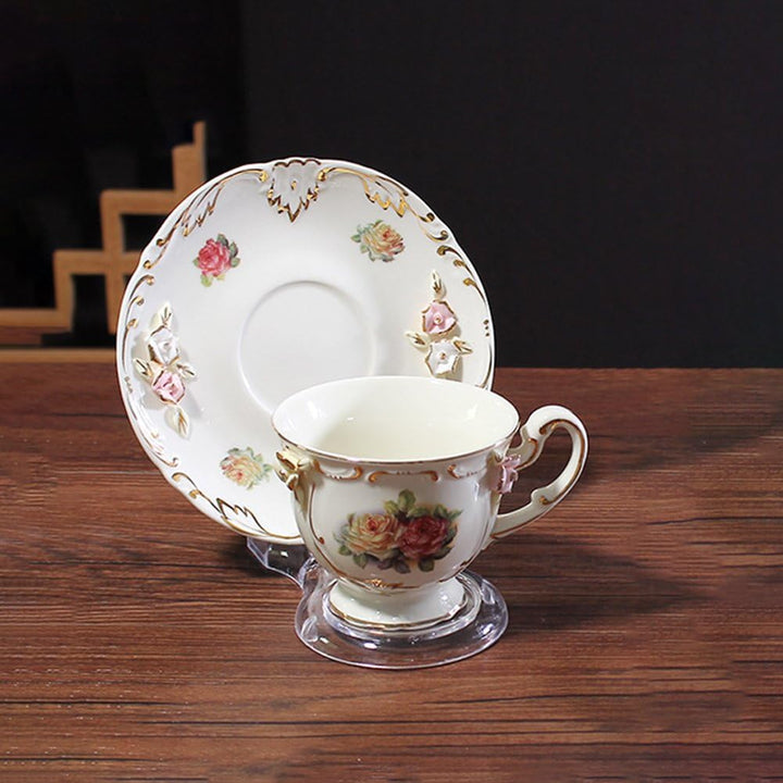 Artliving Staffelei-Ständer für Teetassen und Untertasse, transparent, 6 Stück, 6