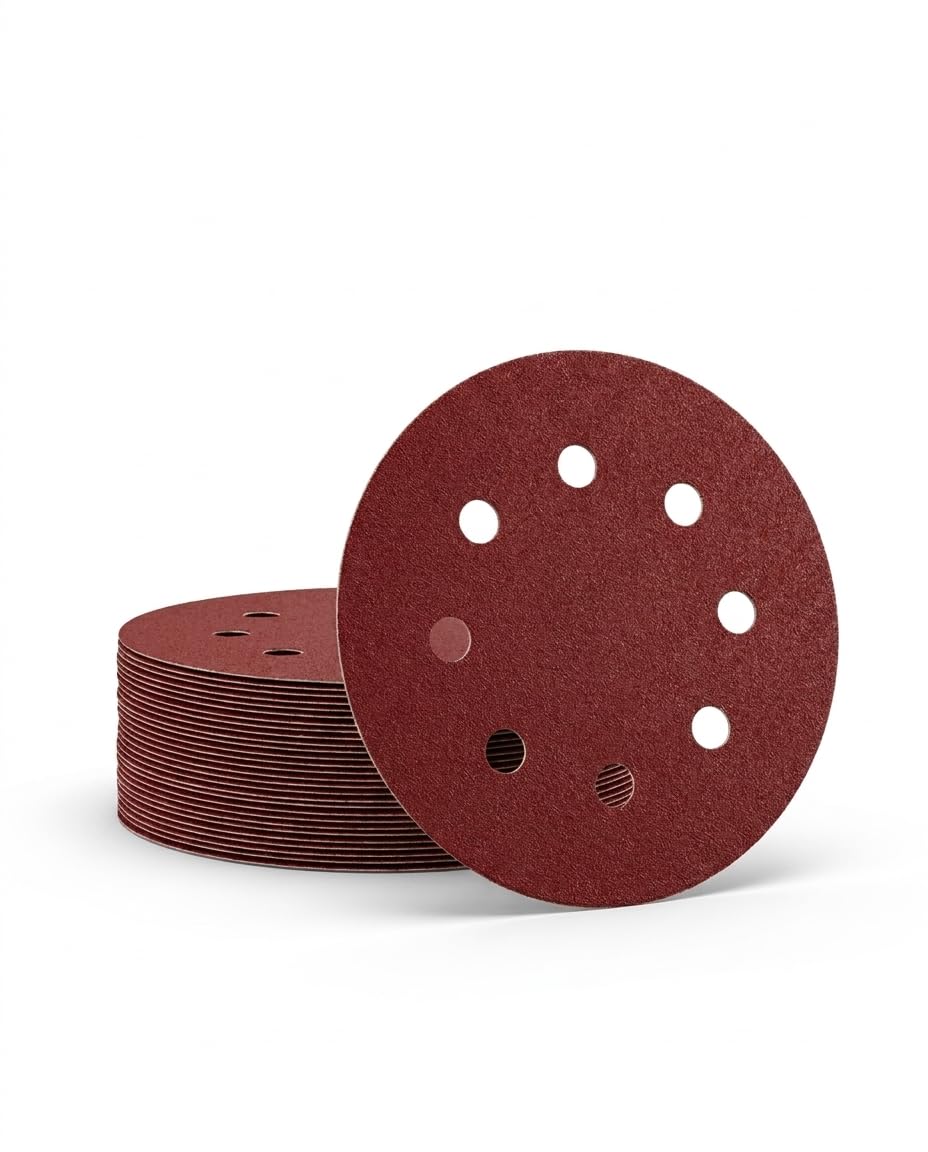 Schleifpapier 180mm Klett Körnung 180, 40 Stück 180mm Schleifscheiben für Schleifgiraffe Langhalssch
