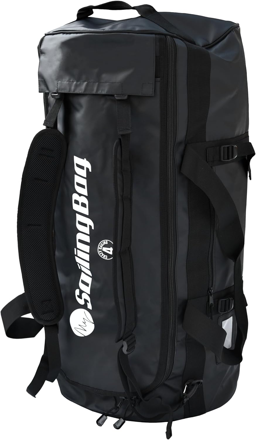 crazy4sailing Segeltasche schwarz 100 Liter, 100 Liter