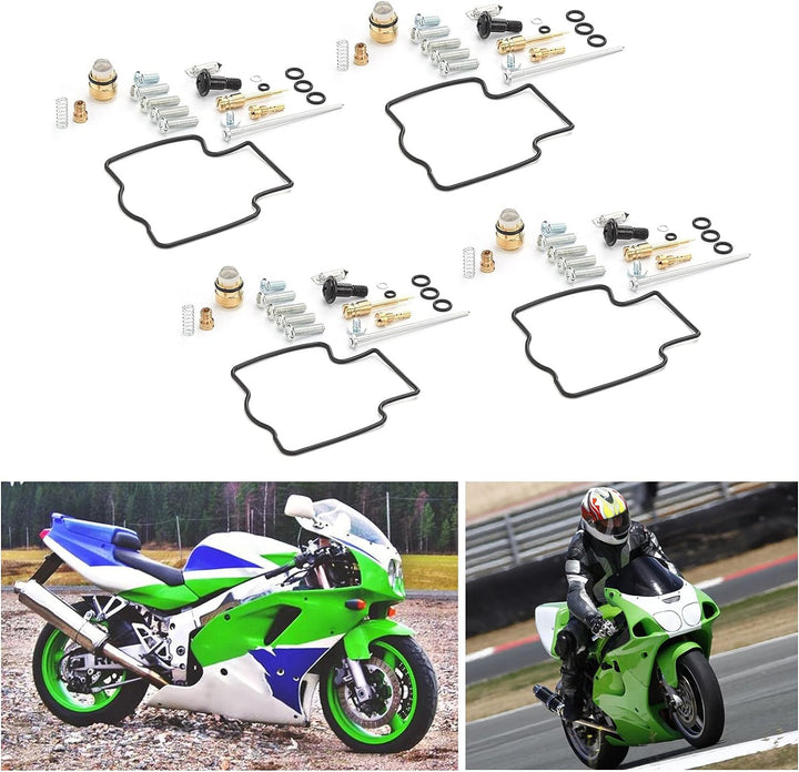 Motorrad Vergaser Reparatursatz, 4 Set Motorrad Vergaser Umbausatz Vergaser Rebuild Tool Ersatz für