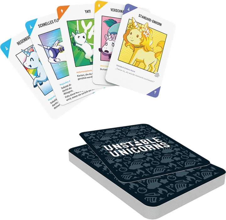 Unstable Games, Unstable Unicorns, Grundspiel, Partyspiel, Kartenspiel, 2-8 Spieler, Ab 8+ Jahren, 4
