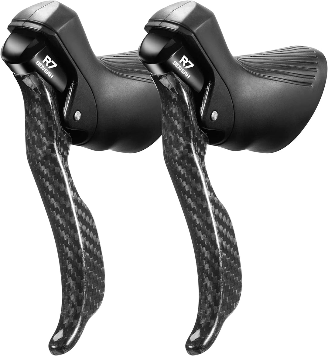 SENSAH Road Bike Shifters 2X7 Speed Lever Brake Bicycle Derailleur Kompatibel für Tourneg RC100 (R7（