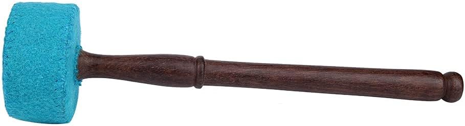 Tibetische Klangschale Stürmer Mallet Hand Made Hartholz Filz Mallet Stick Buddhismus Anlage(Hellbla