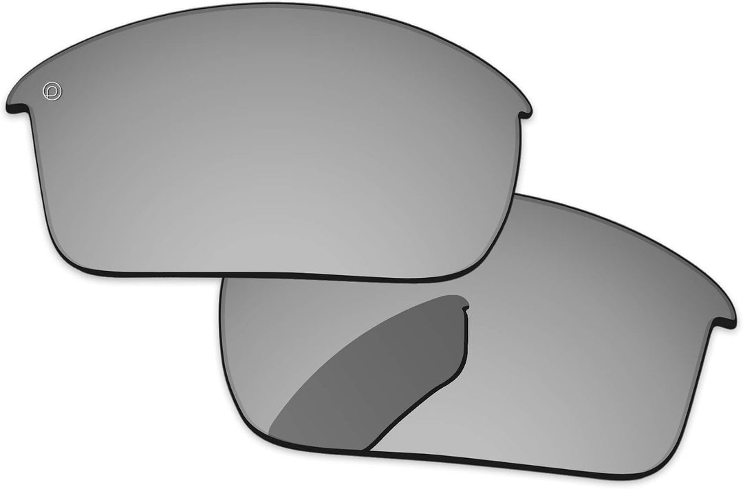 PapaViva Ersatzlinsen für for Oakley Bottle Rocket OO9164 Pro+ Chrome Silver Polarized - Anti-salt,