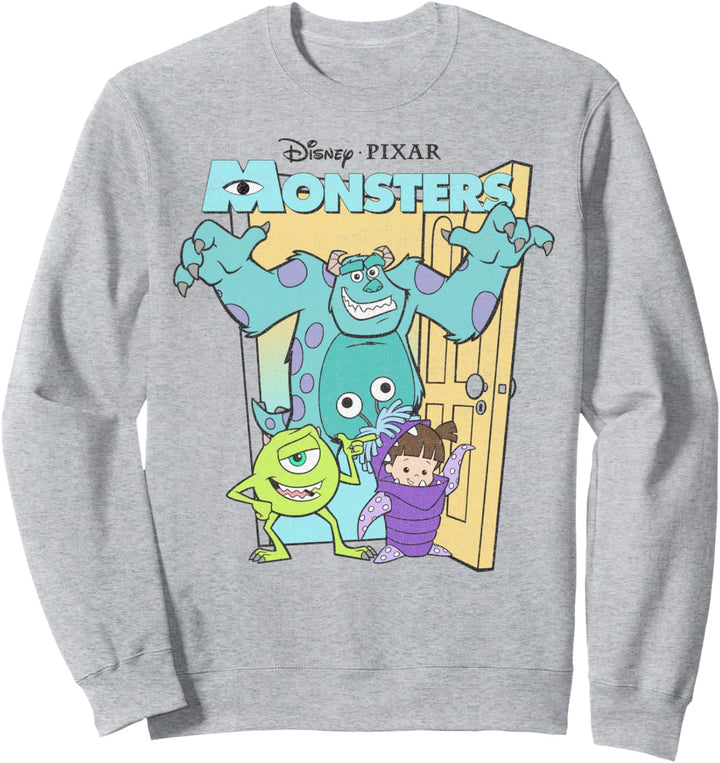 Disney Pixar Die Monster AG Mike Sully Boo Gruppe Poster Sweatshirt