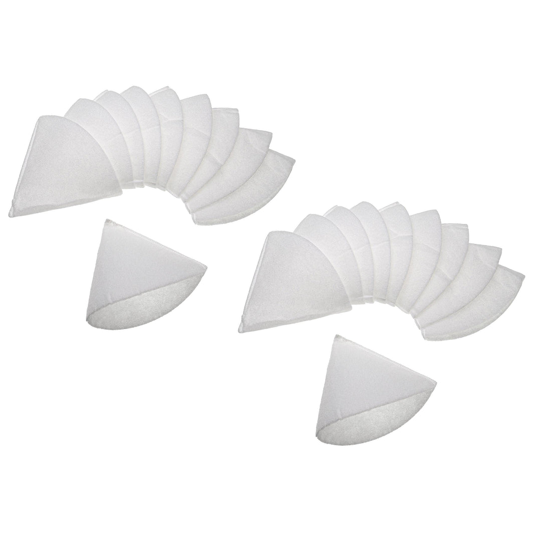 vhbw 20x Kegelfilter kompatibel mit Zehnder STB 125 Lüftungsanlage - Abluftfilter G4, DN 125 Weiss