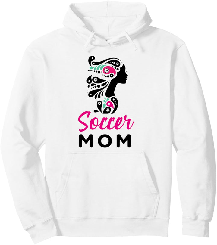 Fussball Mama Outfit Lustiges Fussball Mutter Mütter Design Pullover Hoodie