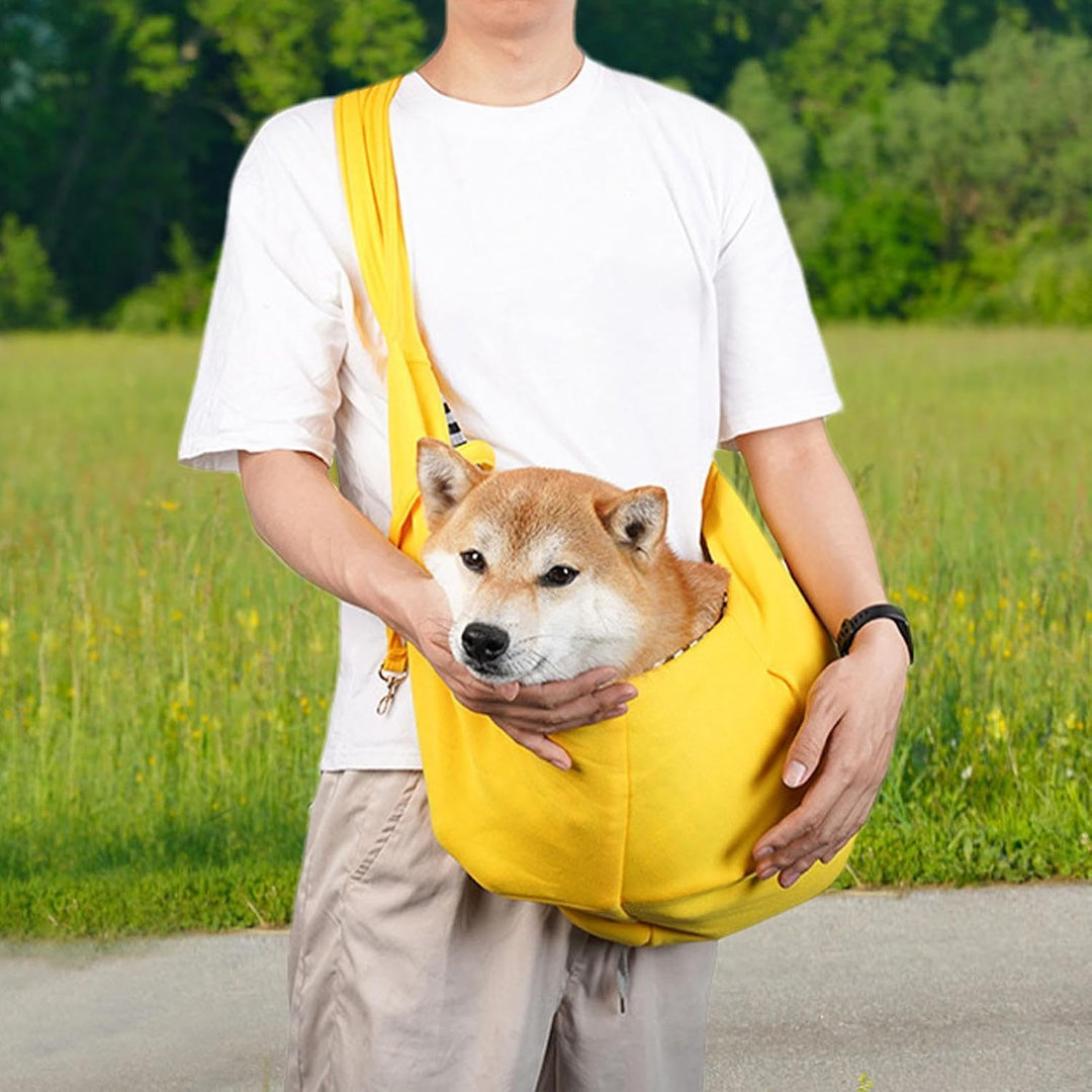 Kleine Hunde Katzen Carrier, Handfreie sichere Hundetragetasche für Hunde, Atmungsaktiver Babytrage
