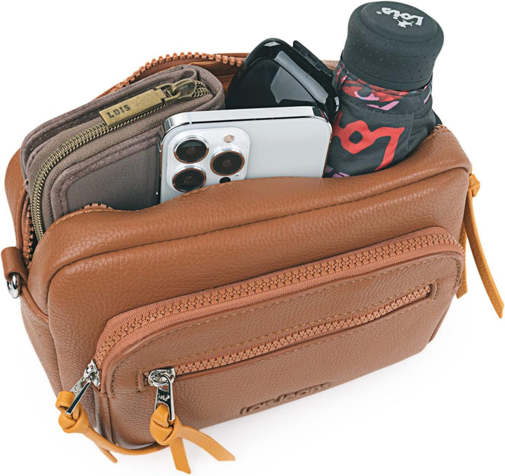 Lois - Handtasche Damen Umhängetasche Damen Klein & Stilvoll Handtasche Damen Umhängetasche Crossbod