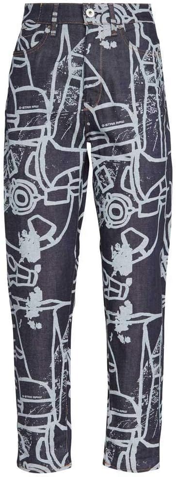 G-STAR RAW Men's Jeans 3301 Slim Jeans, Blau (dk aged 51001-8071-89), 34W / 28L 24W / 28L Mehrfarben