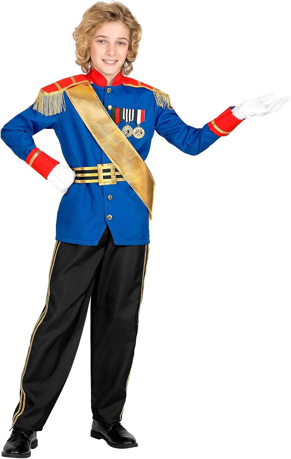 "CHARMING PRINCE" (jacket, pants, belt, sash) - (128 cm / 5-7 Years), 128