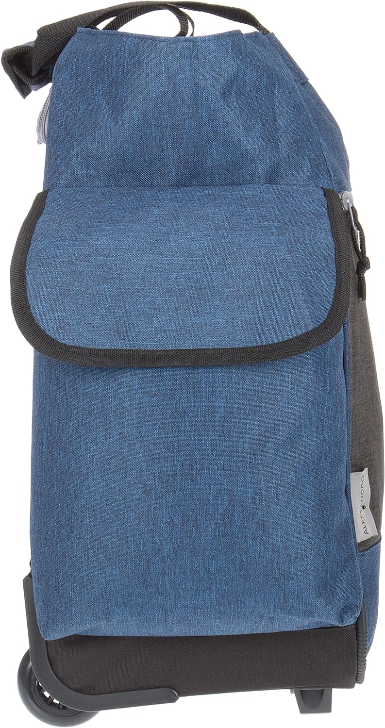 Alessandro Einkaufsroller Shoppingtrolley Einkaufstrolley (12894 Dark Blue), XL
