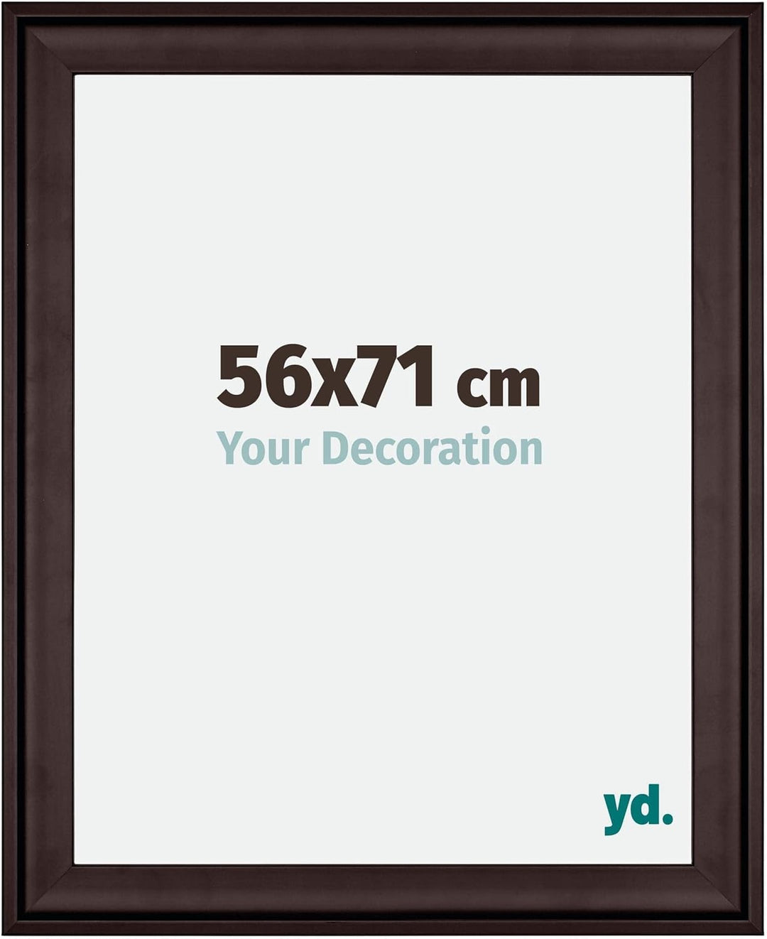 yd. Your Decoration - Bilderrahmen 56x71 cm - Bilderrahmen aus Holz mit Acrylglas - Antireflex - Aus
