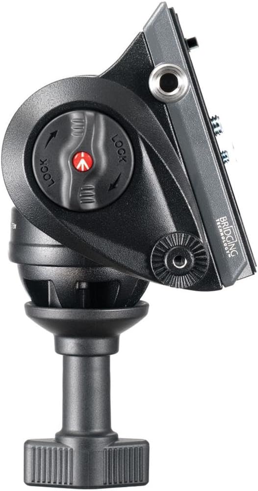 Manfrotto MVK500AM, leichtes Fluid-Videosystem mit integriertem Kopf, professionelles Stativ, kompat
