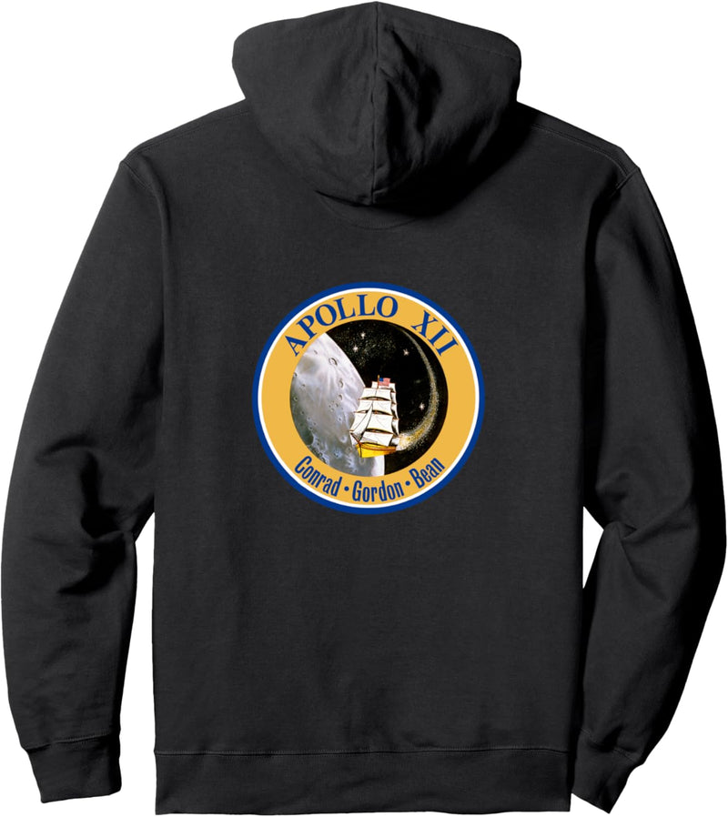 Apollo 12 Mission Patch Insignia Space Exploration Pullover Hoodie