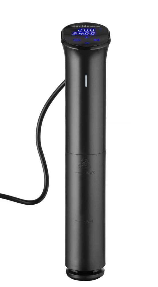 HENDI iVide Sous-Vide-Stick 2.0, Sous Vide Stab, 12L Wasser pro Minute, Temperatur 5°C-90°C, WiFi St