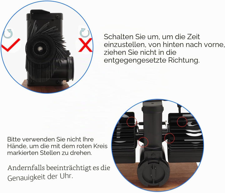 VBESTLIFE Flip-Tischuhr, Retro-Vintage-Auto-Flip-Tischuhr, Batteriebetriebene Uhr mit Grosser Zahl f