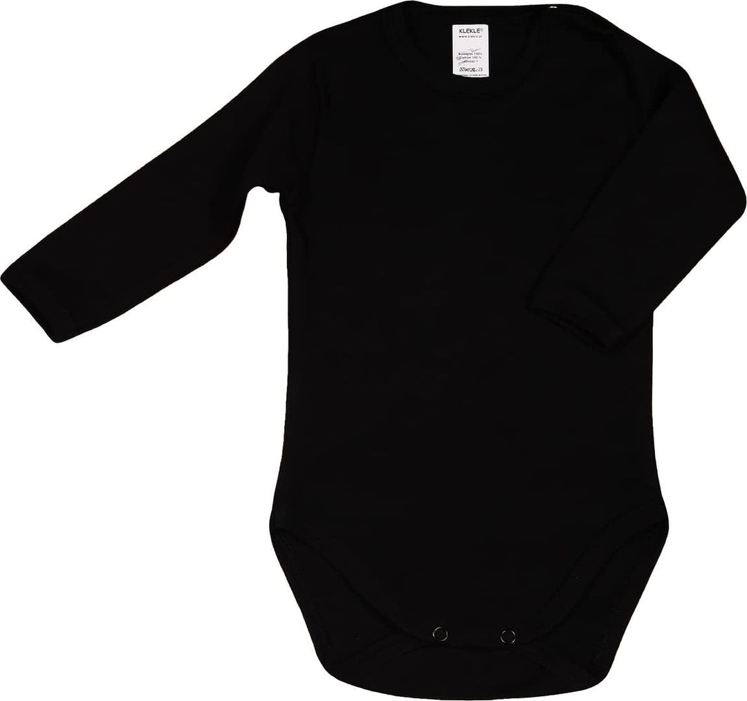 KLEKLE Baby Body - Body Langarm Unisex - 5er-Pack - mit Druckknöpfen - 100% Baumwolle - Babykleidung