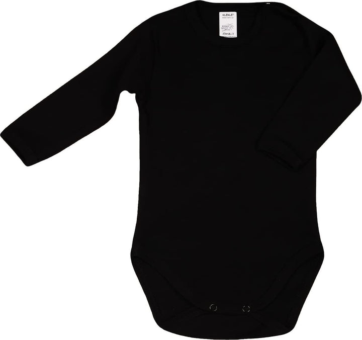 KLEKLE Baby Body - Body Langarm Unisex - 5er-Pack - mit Druckknöpfen - 100% Baumwolle - Babykleidung