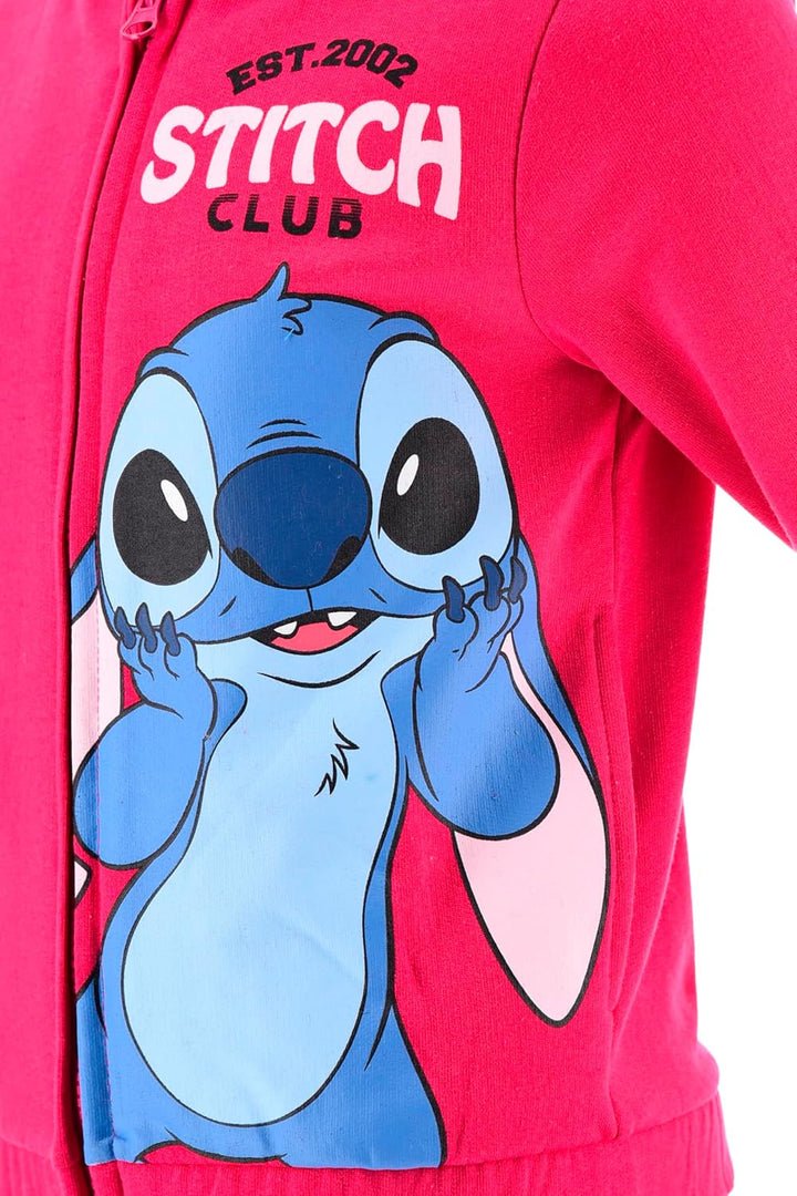 Disney lilo Stitch Hoodie für Mädchen Kinder Kapuzenpullover Jacke mit Kapuze Sweatshirt mit Reissve