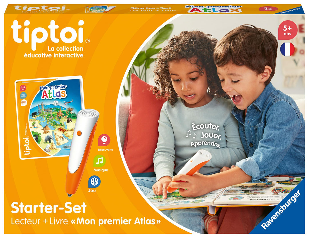 Ravensburger 00000177 tiptoi Starter Atlas, Moyen