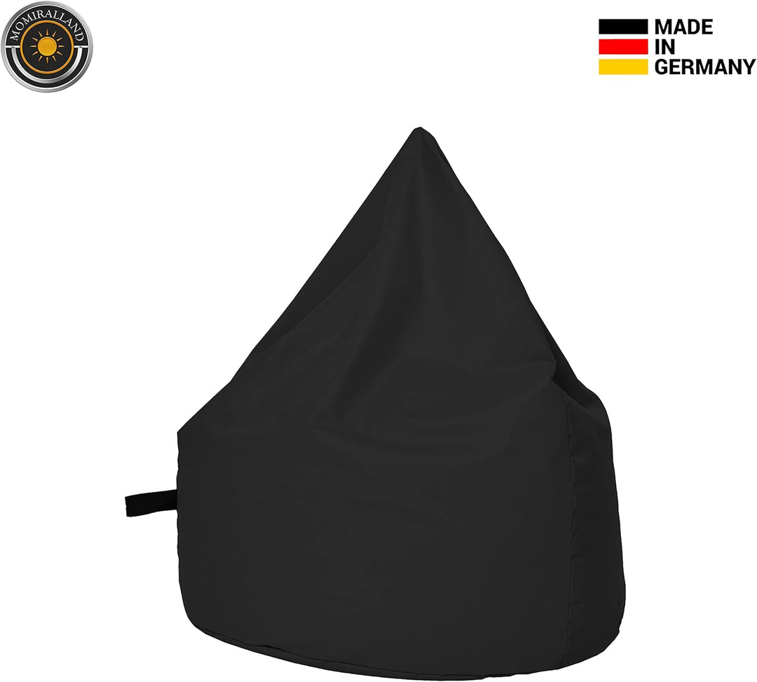 Sitzsack Tropfenform Kastanie - für Kinder &amp; Erwachsene – Indoor wie Outdoor da er Wasserfest ist– f