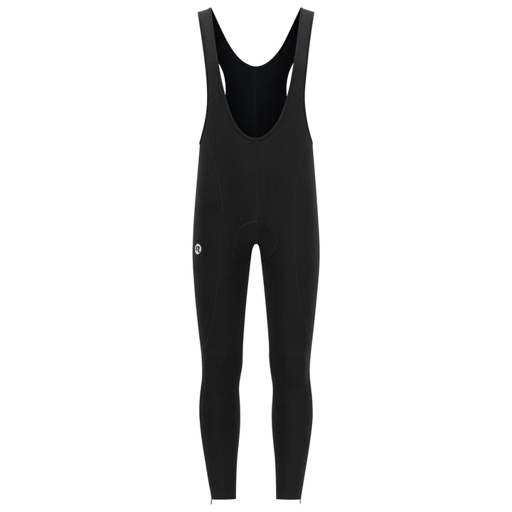 Rogelli Core Radlerhose Herren mit Sitzpolster - Lange Fahrradhose Mit Trager - Atmungsaktiv - Schwa
