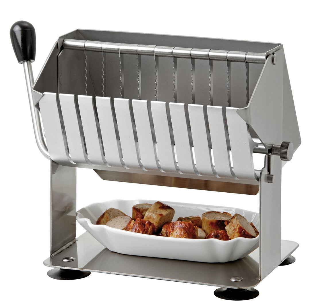 Bartscher Currywurst Schneider 300 x 115 x 210 mm, manuell Gastronomiebedarf