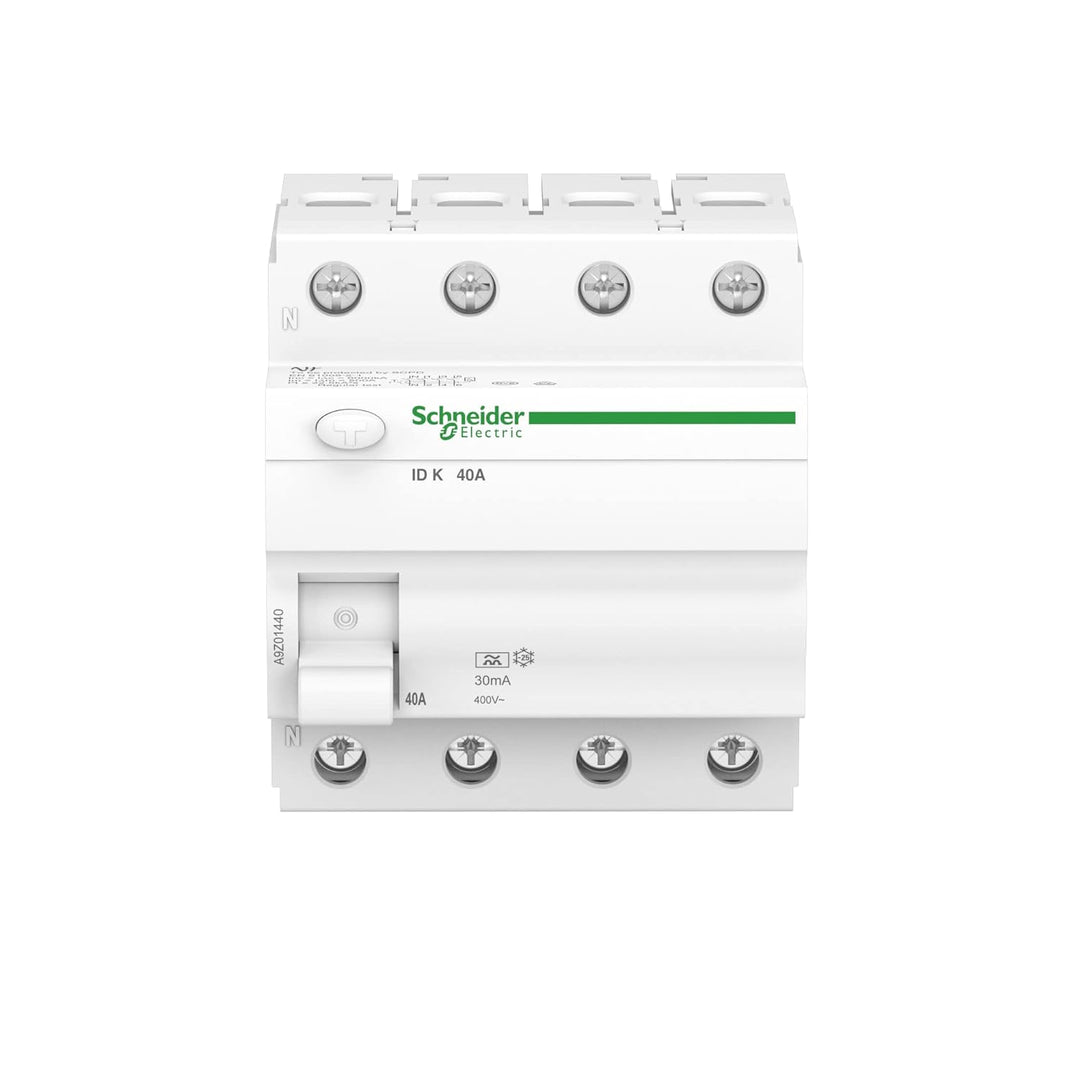 Schneider Electric A9Z01440 Fehlerstrom-Schutzschalter ID K, 4P, 40A, 30mA, Typ A, 40 Ampere 4 Polig